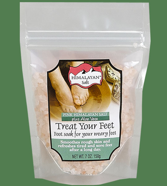 Himalayan Salt Treat your feet with Aloe Vera 200g